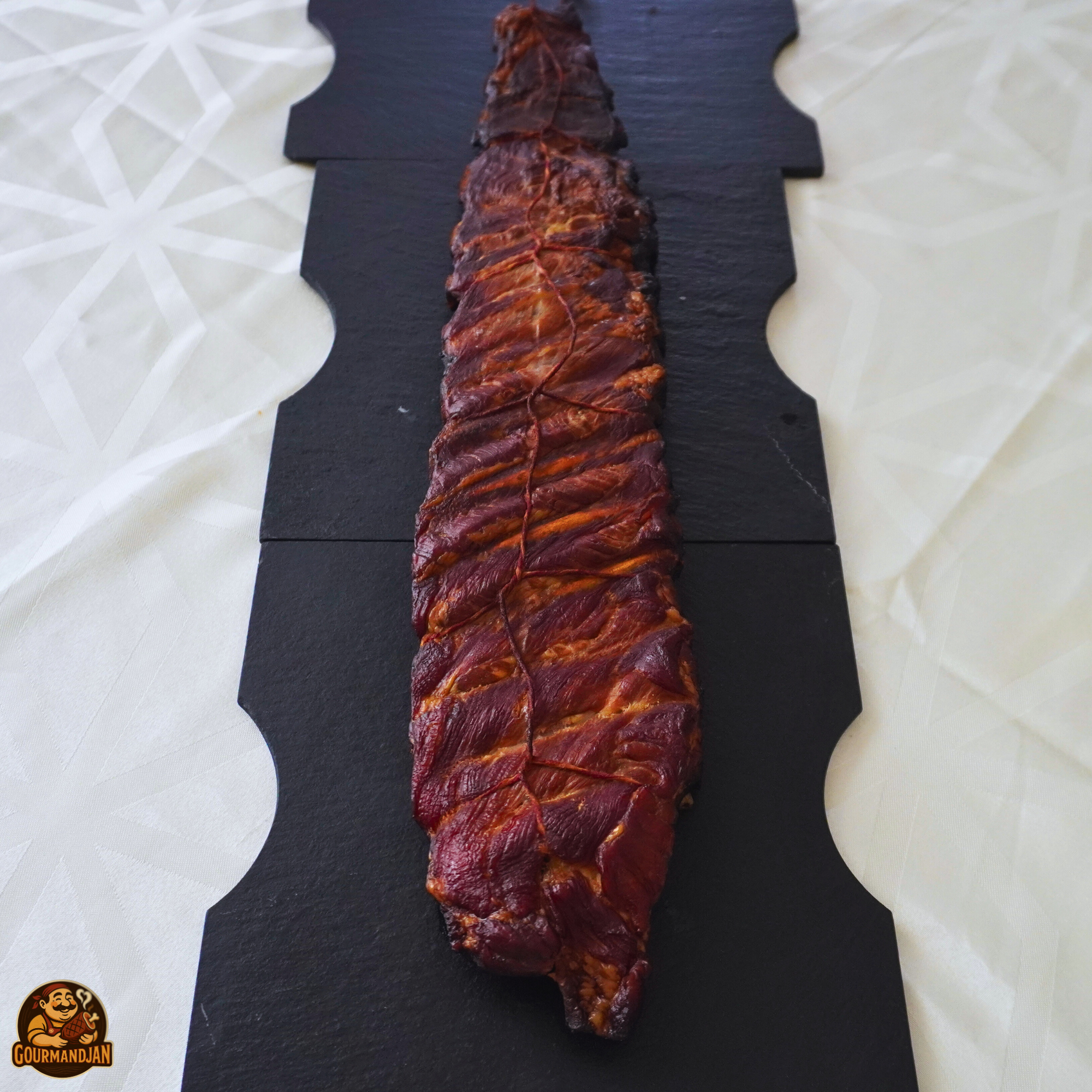 Свиные рёбрышки горячего копчения (1 шт. ~500–700 г)